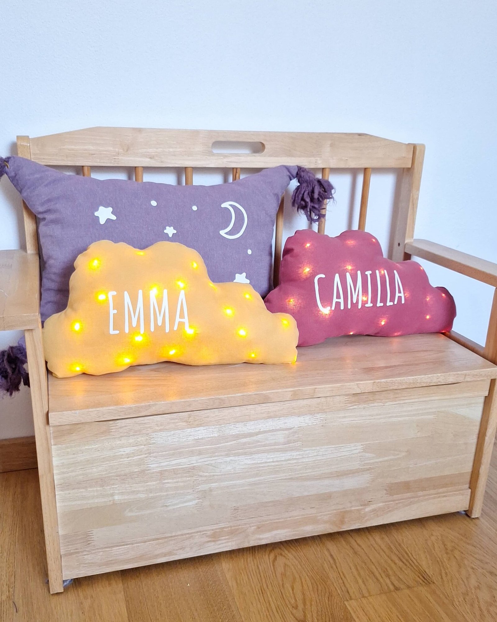 Nuvola luminosa personalizzata - Tocco di magia in cameretta - immagine 7