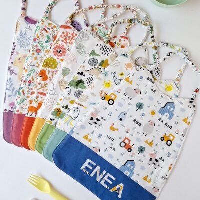 Bavaglino con elastico personalizzato carta da zucchero