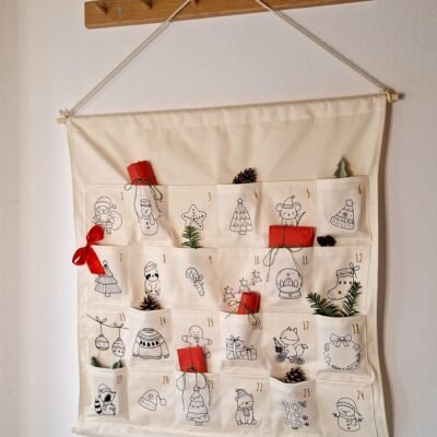 Calendario dell'Avvento da colorare