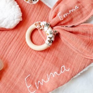 Personalizzazione anello di dentizione e doudou