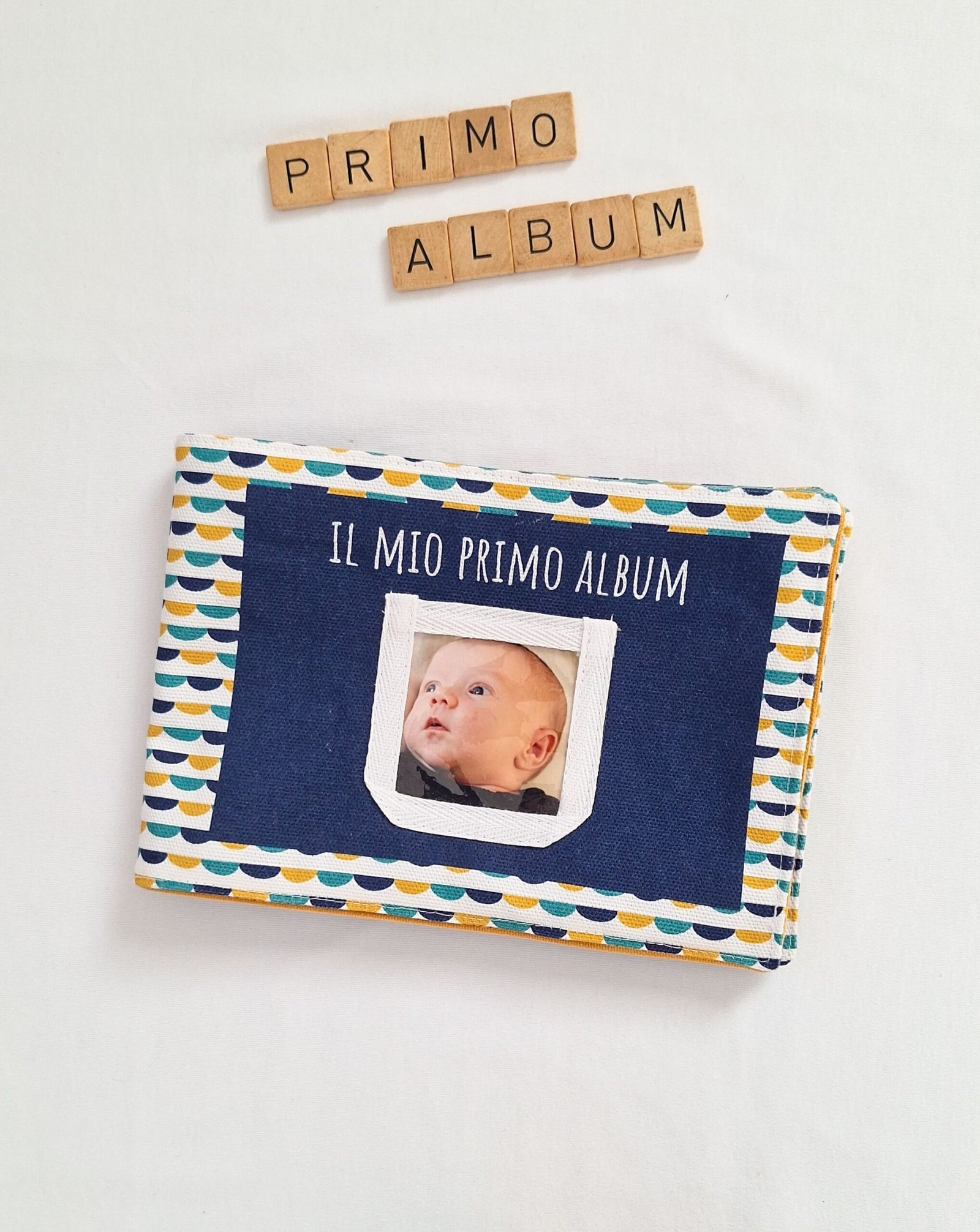 Album foto per bambini blu