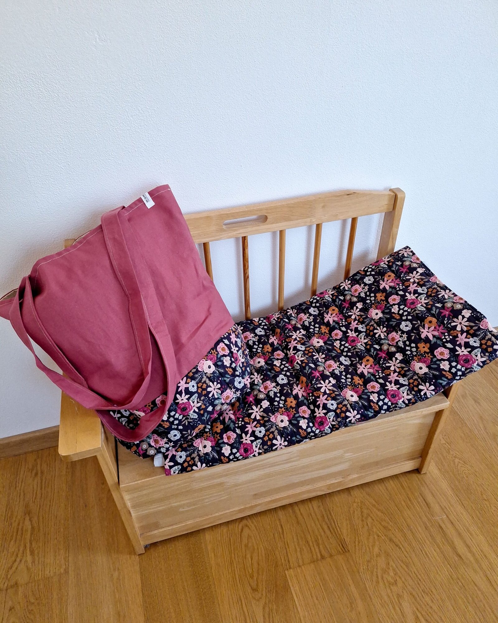 set sacco nanna borsa asilo per bambini fiori