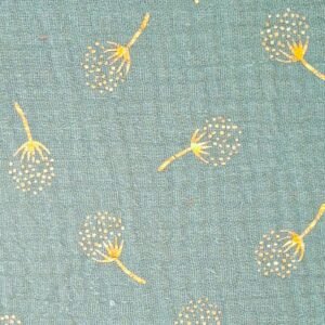Scrunchies et mollettine verde fiori