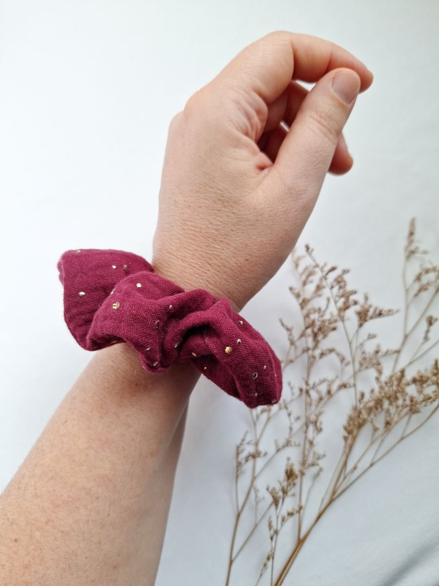 Scrunchies per capelli rosso