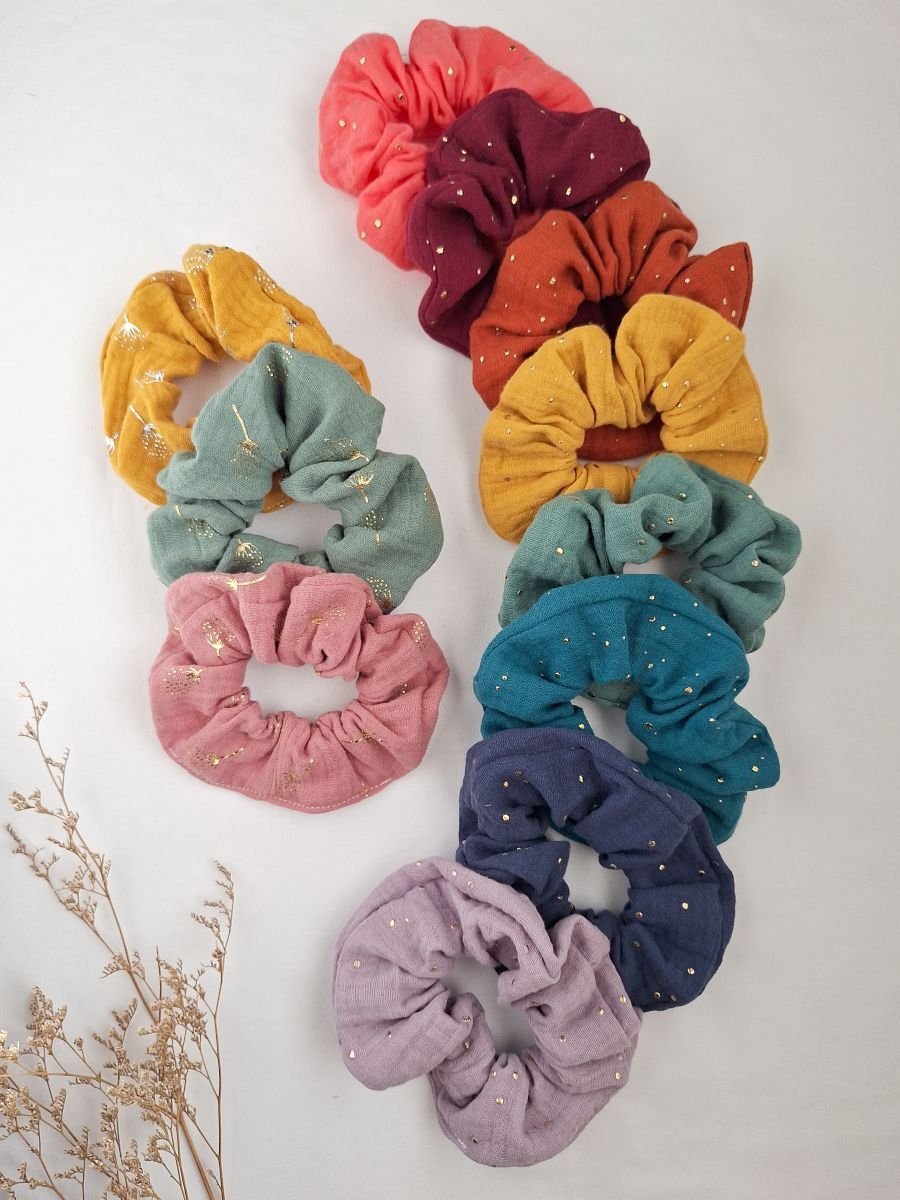 Scrunchies per capelli tutti i colori